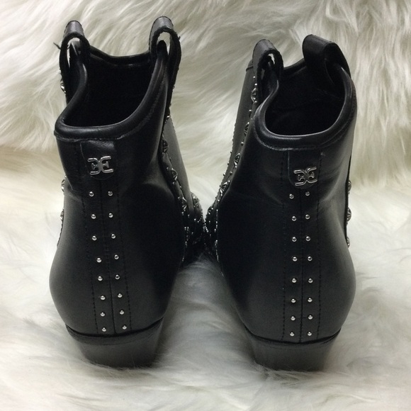 Sam Edelman “Brian” Studded Leather Booties - Black - Size 8 - New w/o box - Picture 10 of 14